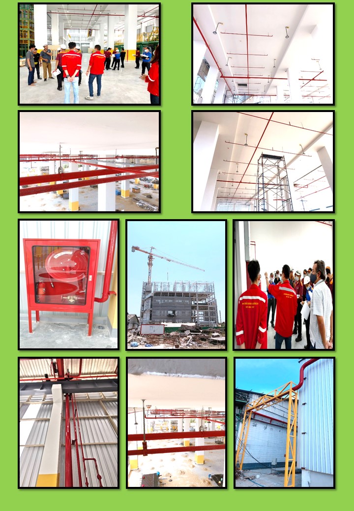 ติดตั้งระบบดับเพลิง อาคารผลิต