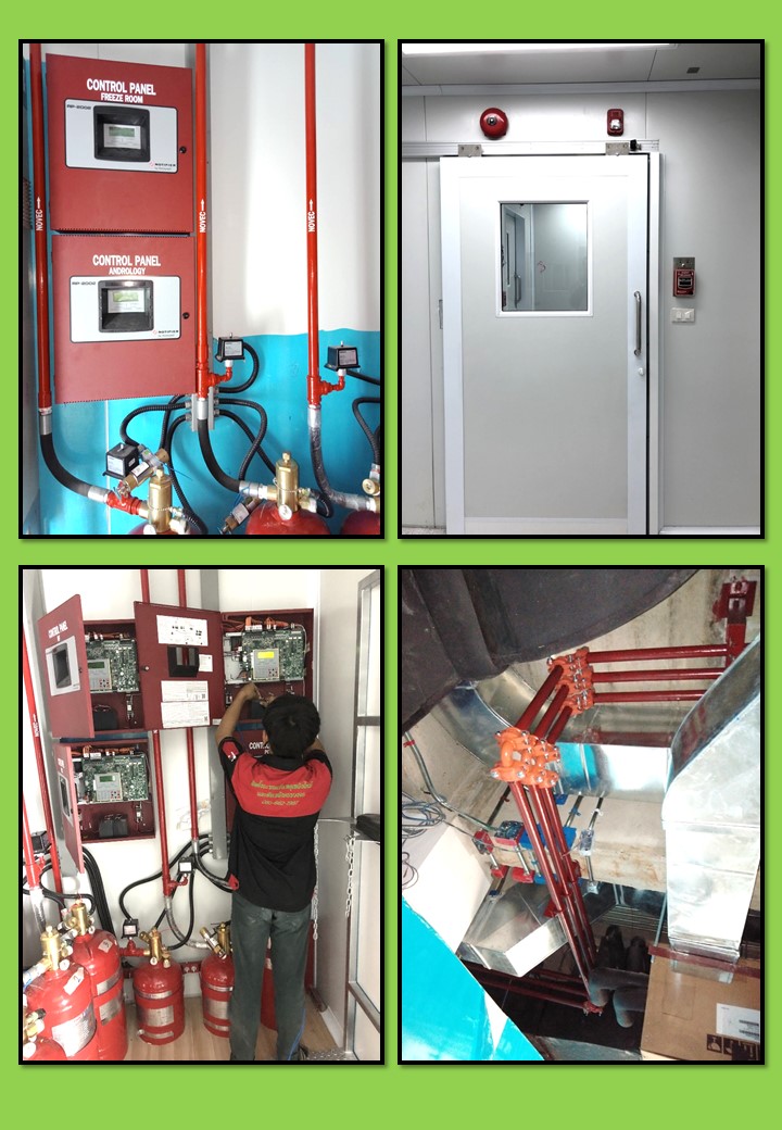 ระบบดับเพลิงห้องวิจัย , ระบบดับเพลิงห้อง LAB 