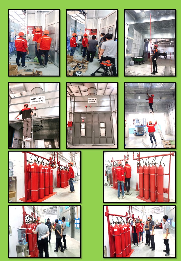 ระบบดับเพลิงห้องพ่นสิ